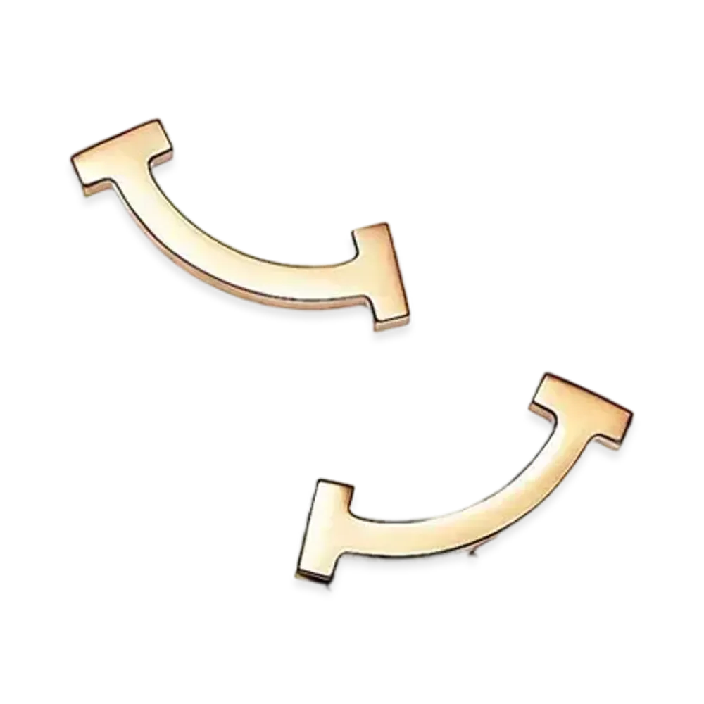 Tiffany & Co. T Smile Earrings "Gold"