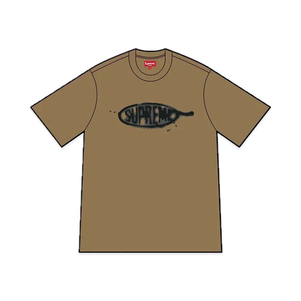 Supreme Ink Blot S/S Top "Olive Brown"