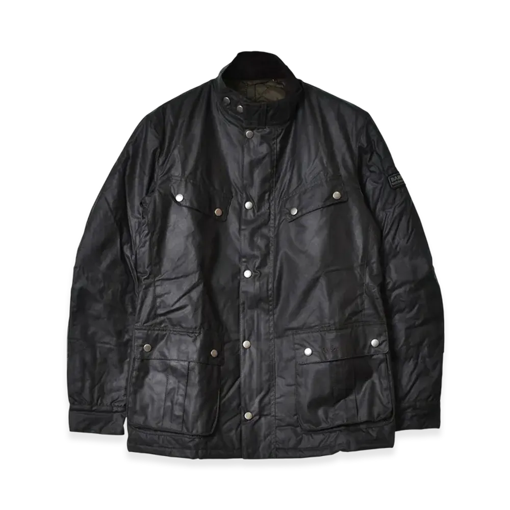 Barbour International Duke Wax Jacket "Sage"