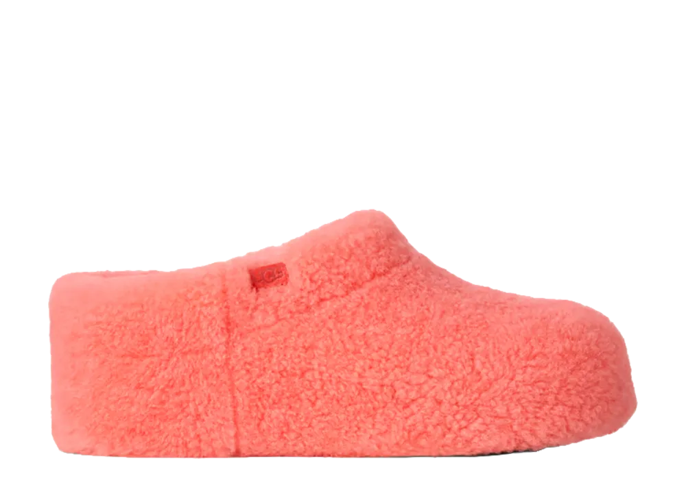 UGG Women's Enwrap Fluffed Clog "Orange Gerbera"