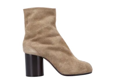 Maison Margiela Women's Suede Tabi Ankle Boots "Camel"