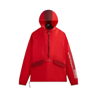 Kith x Columbia Wind Anorak "Red Velvet"