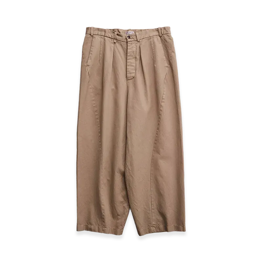 NICENESS E.Joan Premium Pima Twill Rover Trousers "Beige"