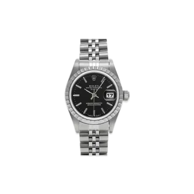 ROLEX Lady-Datejust "Black/Stainless Steel"