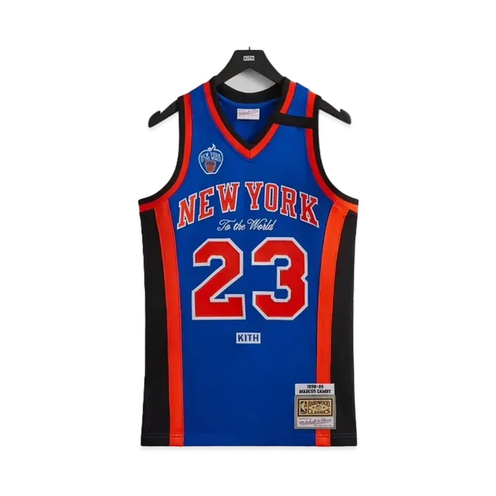 Kith and Mitchell & Ness for the New York Knicks Marcus Camby Jersey "Multi"