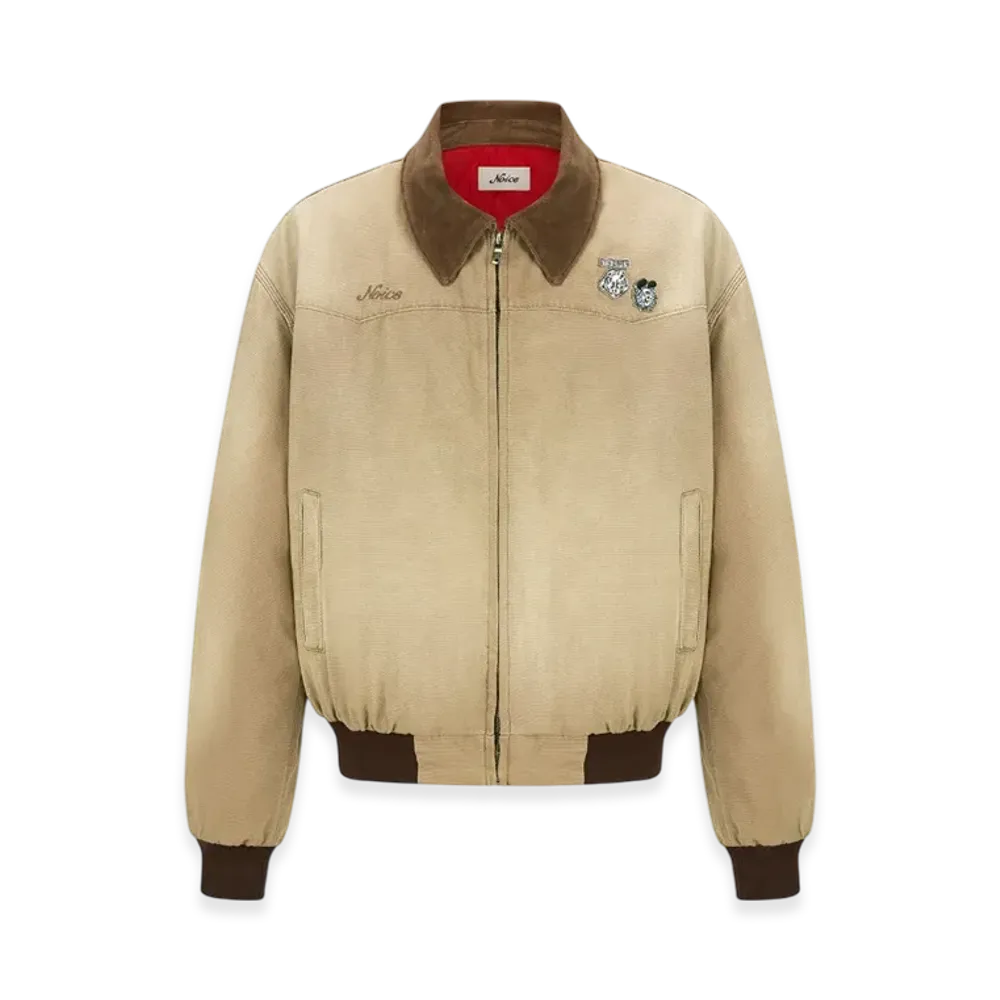 VERDY x NOICE Dyed Canvas Work Jacket "Beige"