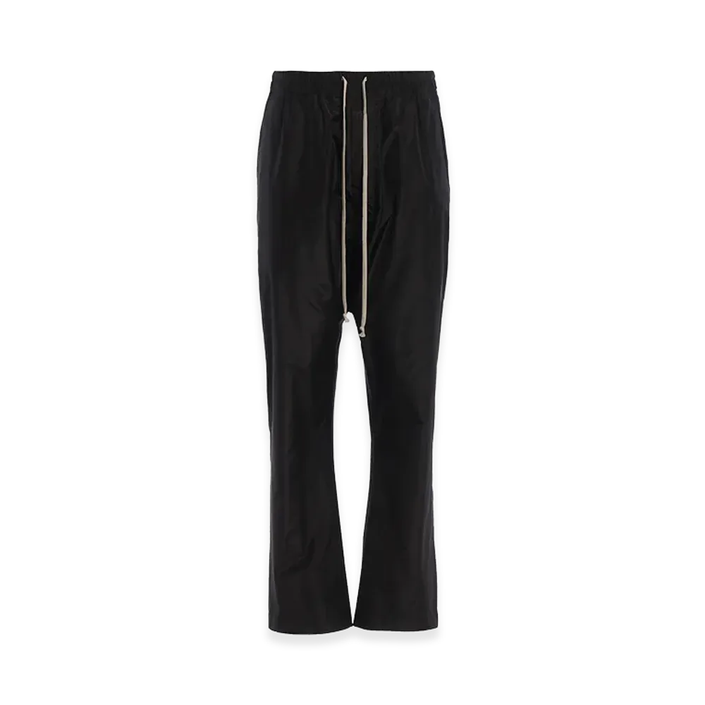 Rick Owens Silk Drop Crotch Trousers "Black"