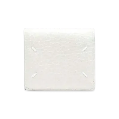 Maison Margiela Tri-Fold Leather Wallet "Ivory"