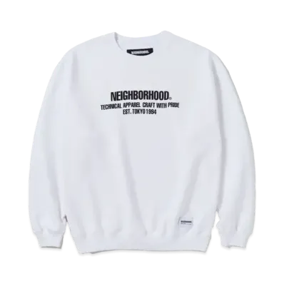 NEIGHBORHOOD Classic Sweatshirt LS "White"