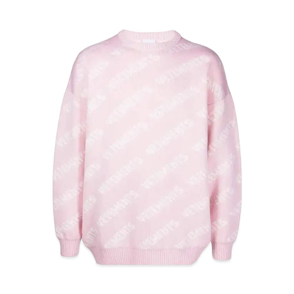 VETEMENTS Intercha Pullover "Pink"