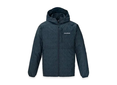 mont-bell US Wind Blast Print Parka "Navy"