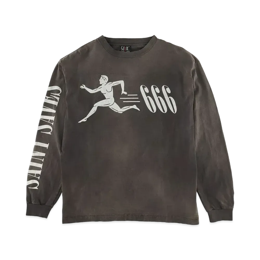 SAINT Mxxxxxx 22SS LS TEE RUNNING "Black"