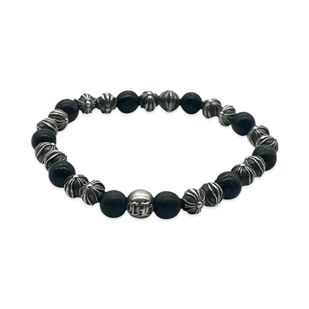 Chrome Hearts CH Ball Bead Bracelet "Black"
