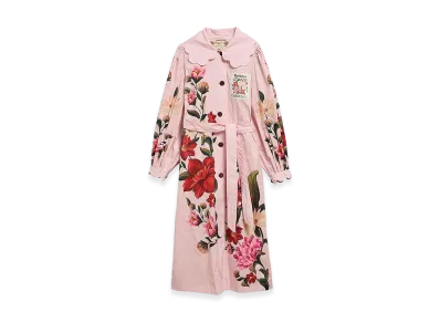 Barbour x FARM Rio Women's Bromelia Showerproof Coat "Pink"