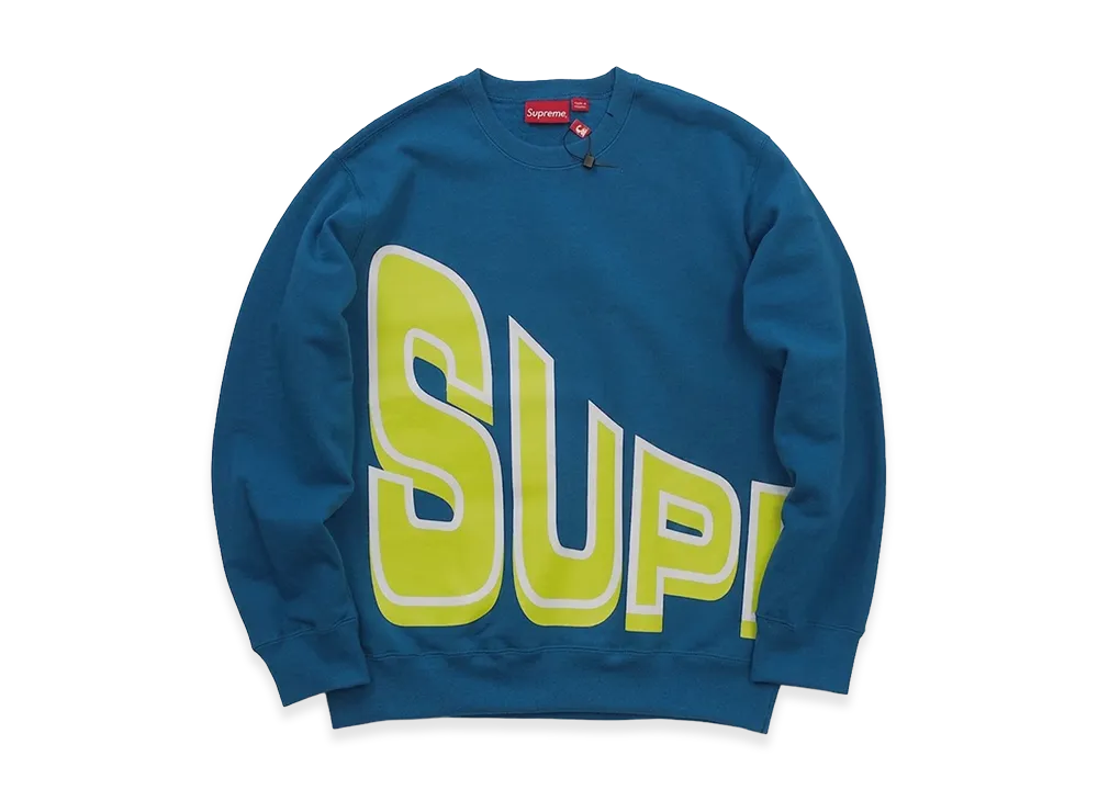 Supreme Side Arc Crewneck (18SS) "Blue"