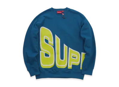 Supreme Side Arc Crewneck (18SS) "Blue"
