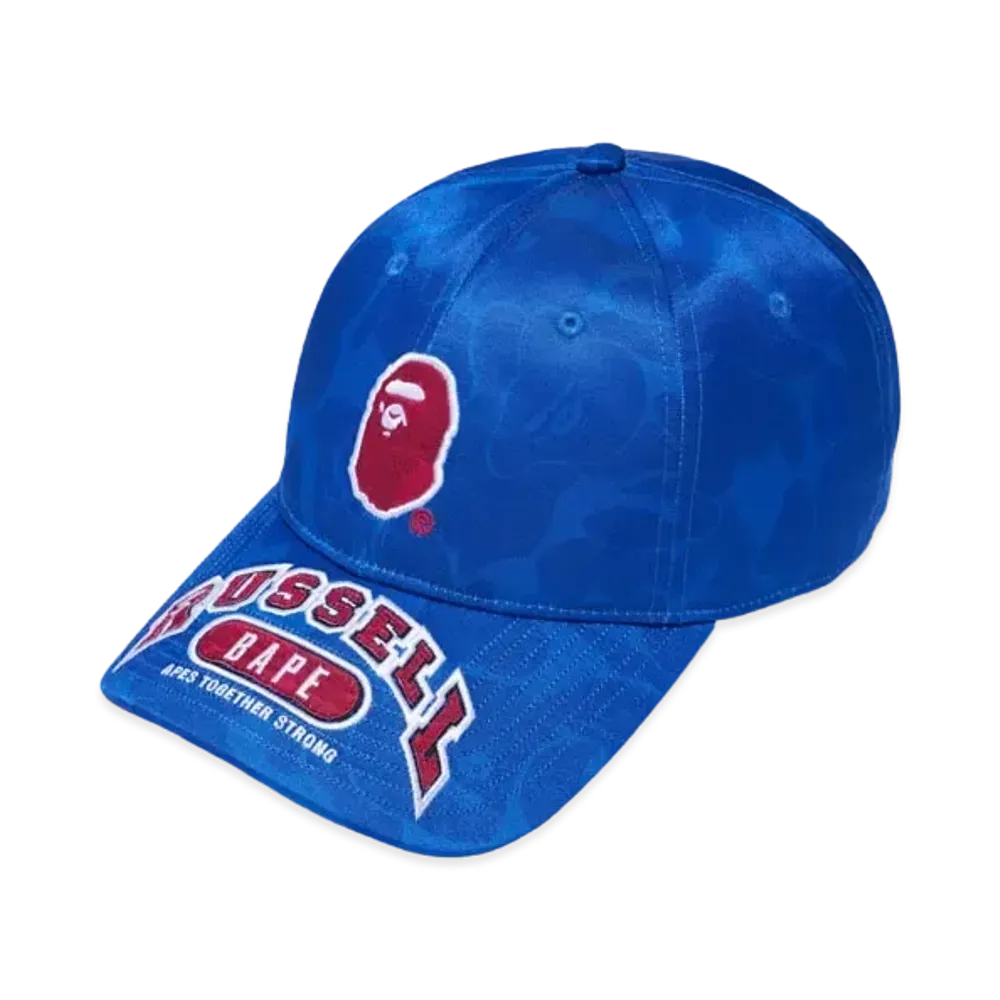 A BATHING APE x RUSSELL Cap "Blue"
