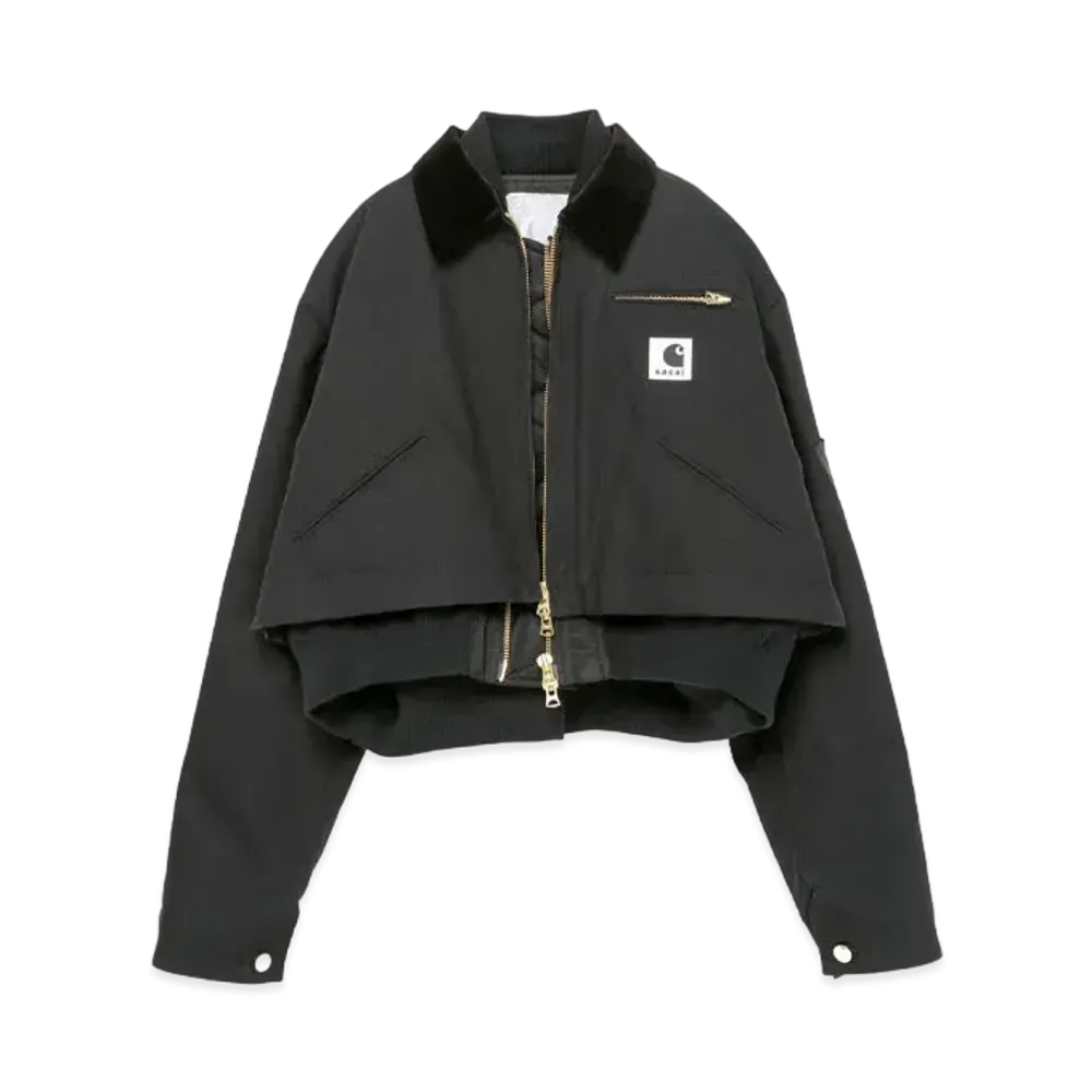 Carhartt WIP x sacai Canvas x MA-1 Jacket Detroit "Black"