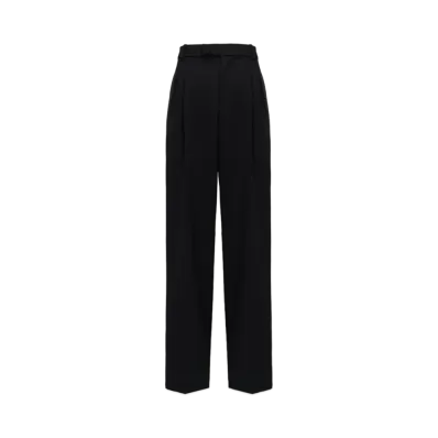 Alexander McQUEEN Pleated Baggy Pants "Black"