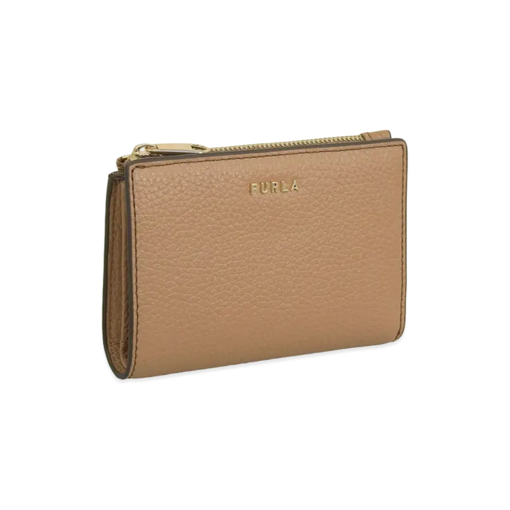 FURLA Ritzy S Bi Fold W/Zip "Brown"