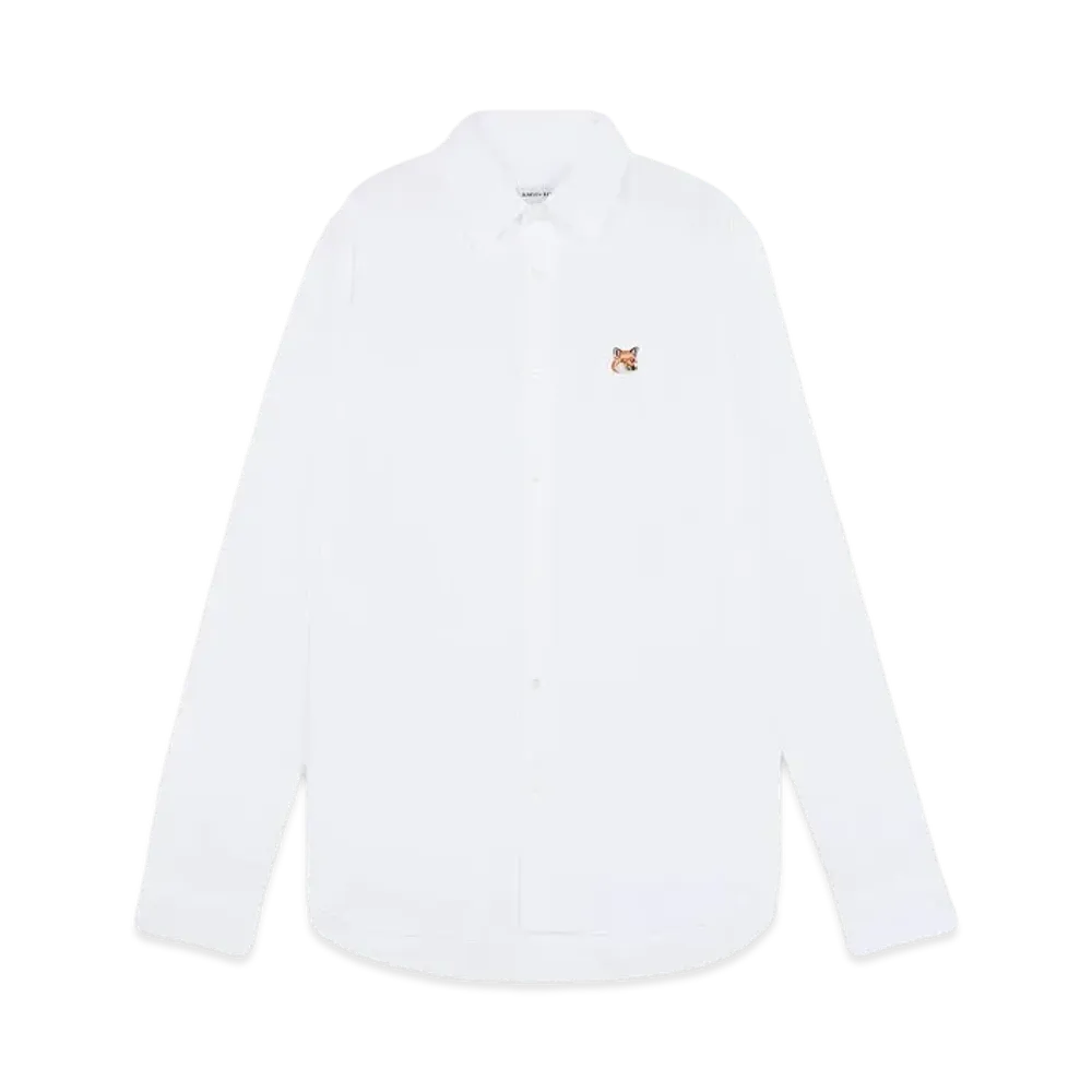 Maison Kitsune Fox Head Classic Shirt "White"