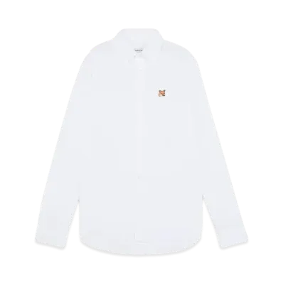 Maison Kitsune Fox Head Classic Shirt "White"