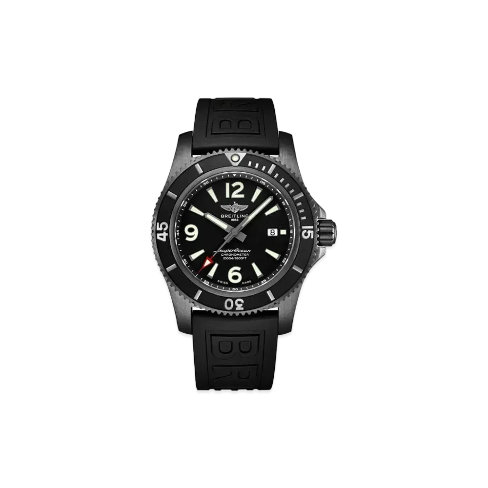 BREITLING SUPEROCEAN AUTOMATIC 46 BLACK STEEL "Black"