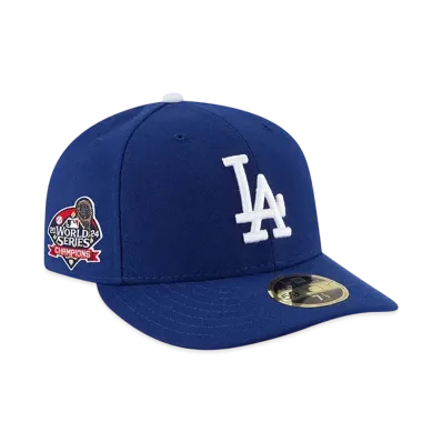MLB Los Angeles Dodgers New Era 2024 World Series Champions Side Patch Low Profile 59FIFTY "Royal"