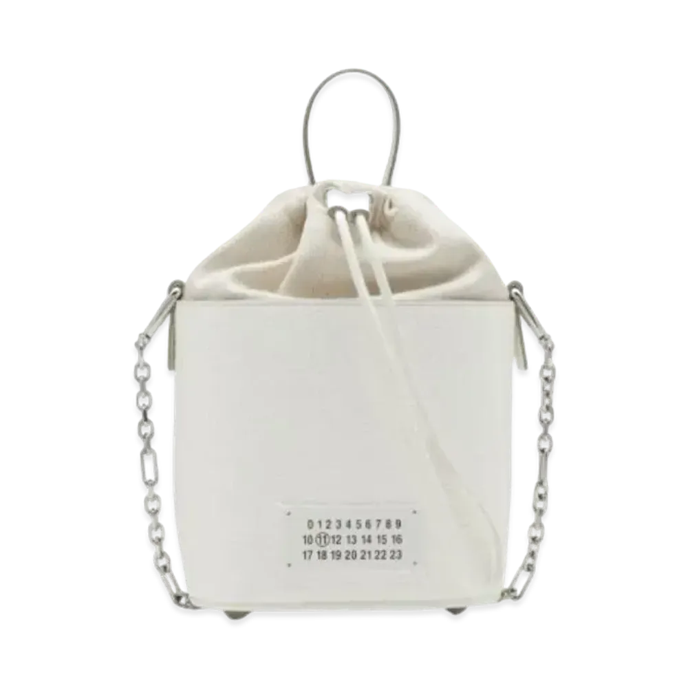 Maison Margiela 5AC Bucket Bag "Ivory"