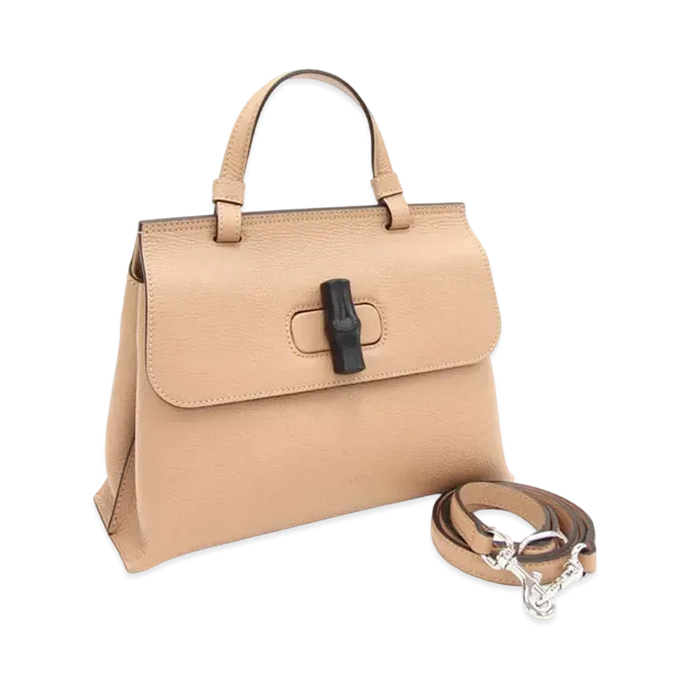 GUCCI Bamboo Daily Top Handle "Beige"