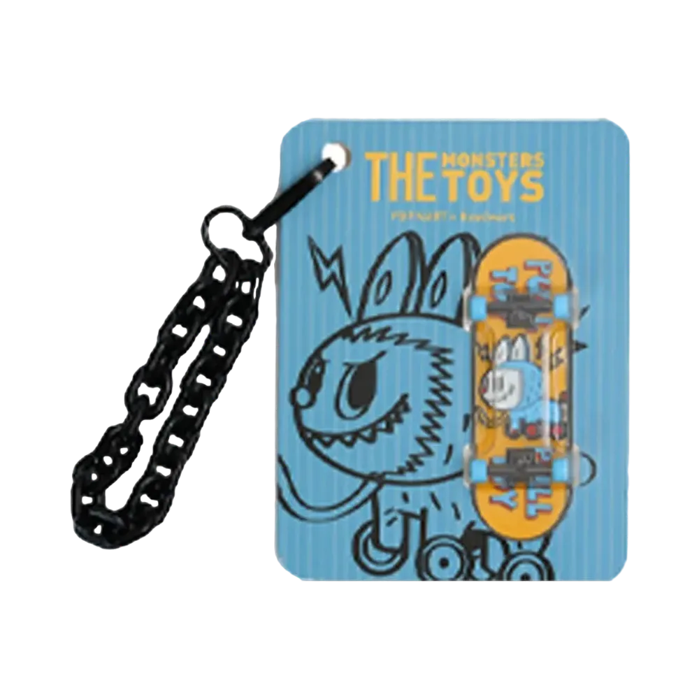 POP MART LABUBU The Monsters Finger Skateboard Badge