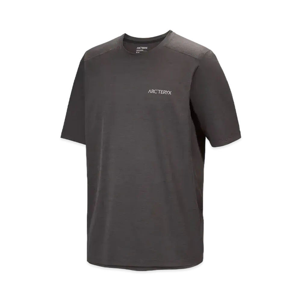ARC'TERYX Cormac Arkbird Logo Short Sleeve Men's "Black Heather"