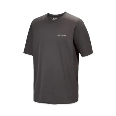 ARC'TERYX Cormac Arkbird Logo Short Sleeve Men's "Black Heather"