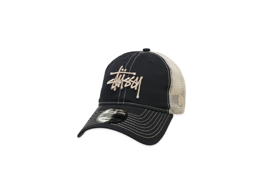 Stussy New Era 9Twenty Basic Trucker "Navy"