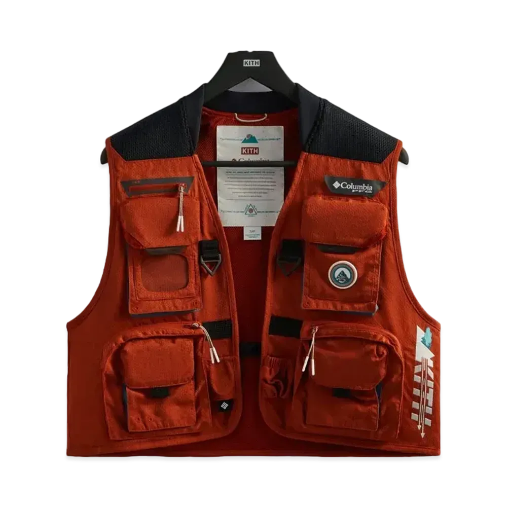 Kith x Columbia Henrys Fork V Vest "Sanguine"