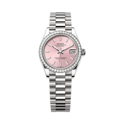 ROLEX Datejust 31mm White Gold Diamond 278289RBR "Pink"