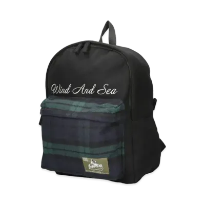 WIND AND SEA x Johnson Woolen Mills Wool BackPack "Black"