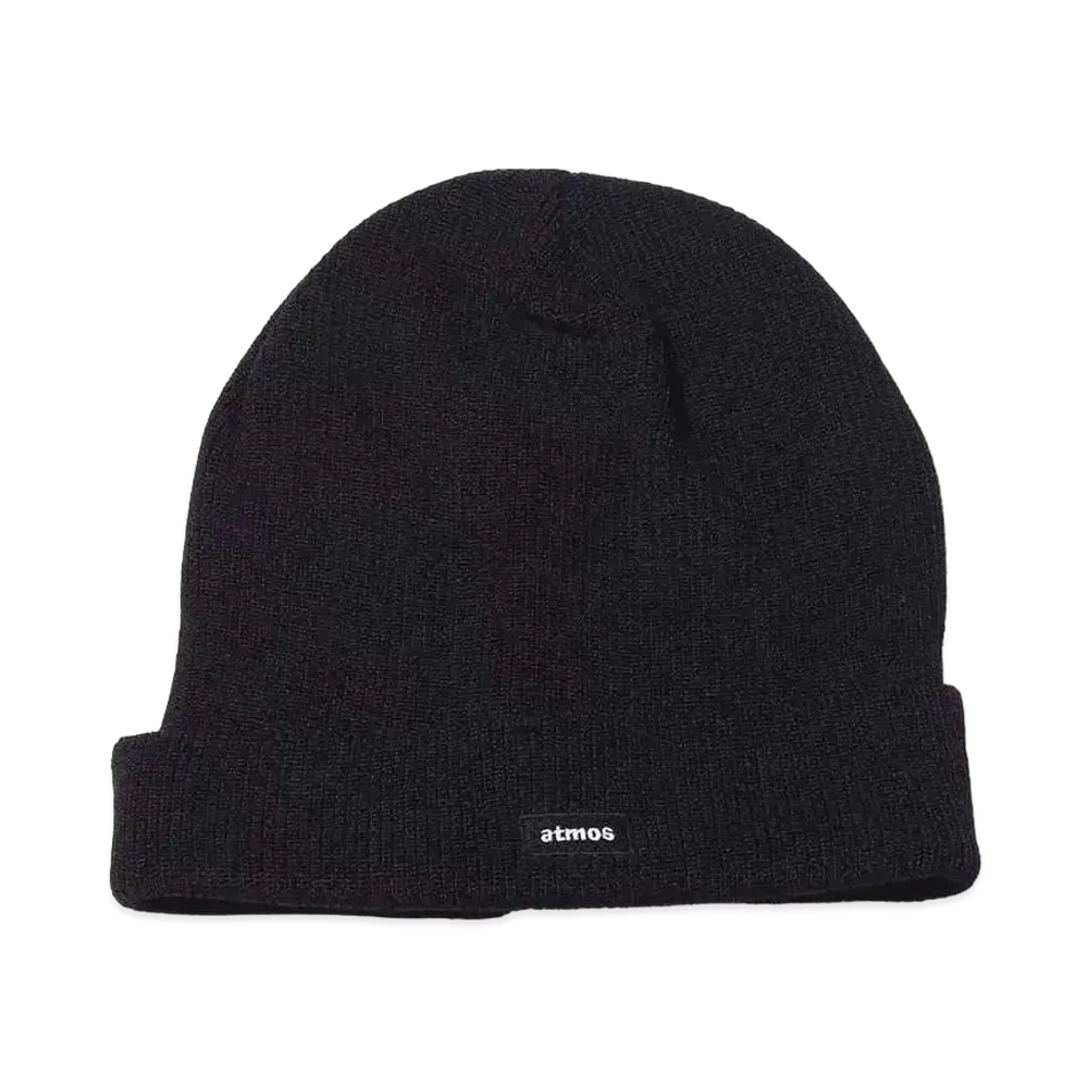 atmos Small Box Logo Knit Cap "Black"