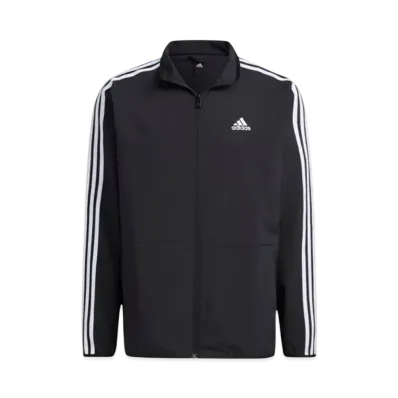 adidas Three Stripes Regular Fit Light Woven Track Top "Black"