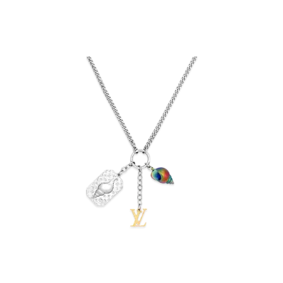 Louis Vuitton LV Shell Pendant "Multi Color"