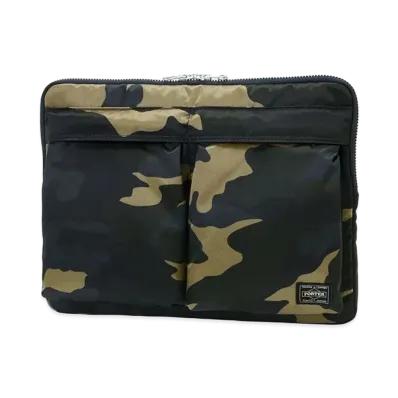 PORTER / COUNTER SHADE Document Case "Woodland Khaki"
