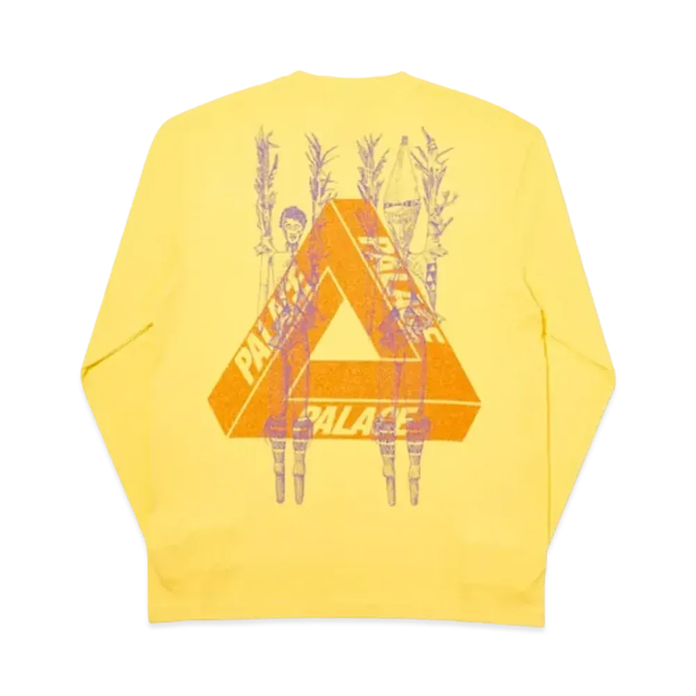 PALACE Pair Of Hippys Longsleeve "Yellow"
