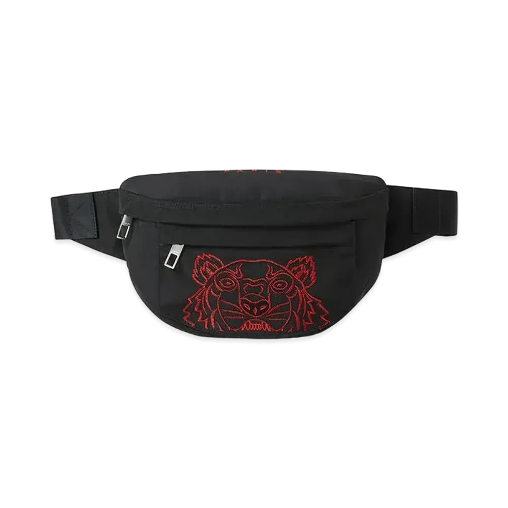 KENZO Belt Bag tiger Tiger "Black/Red"
