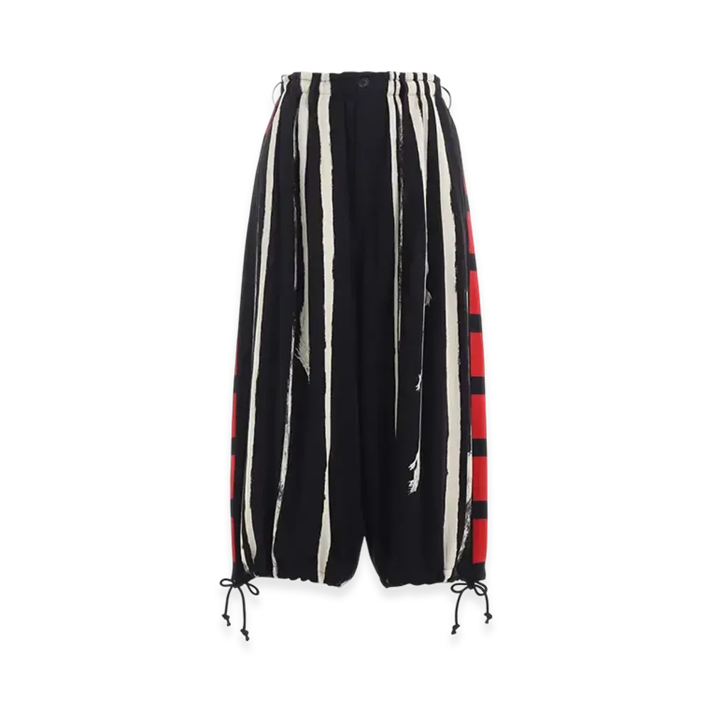 Ground Y x JUJUTSU KAISEN Rainbow Dragon Striped Pants "Black"