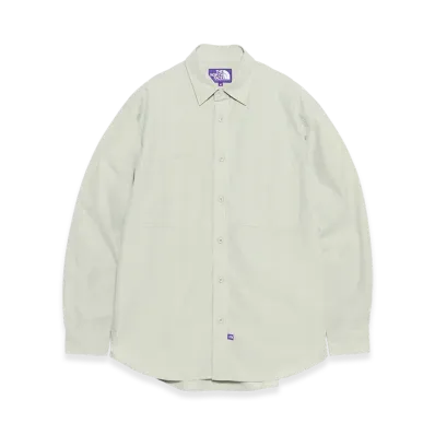 The North Face Purple Label Double Pocket Plaid Field Work Shirt "Light Sage"