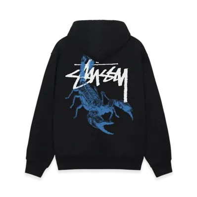 Stussy Scorpion Zip Hoodie "Black"