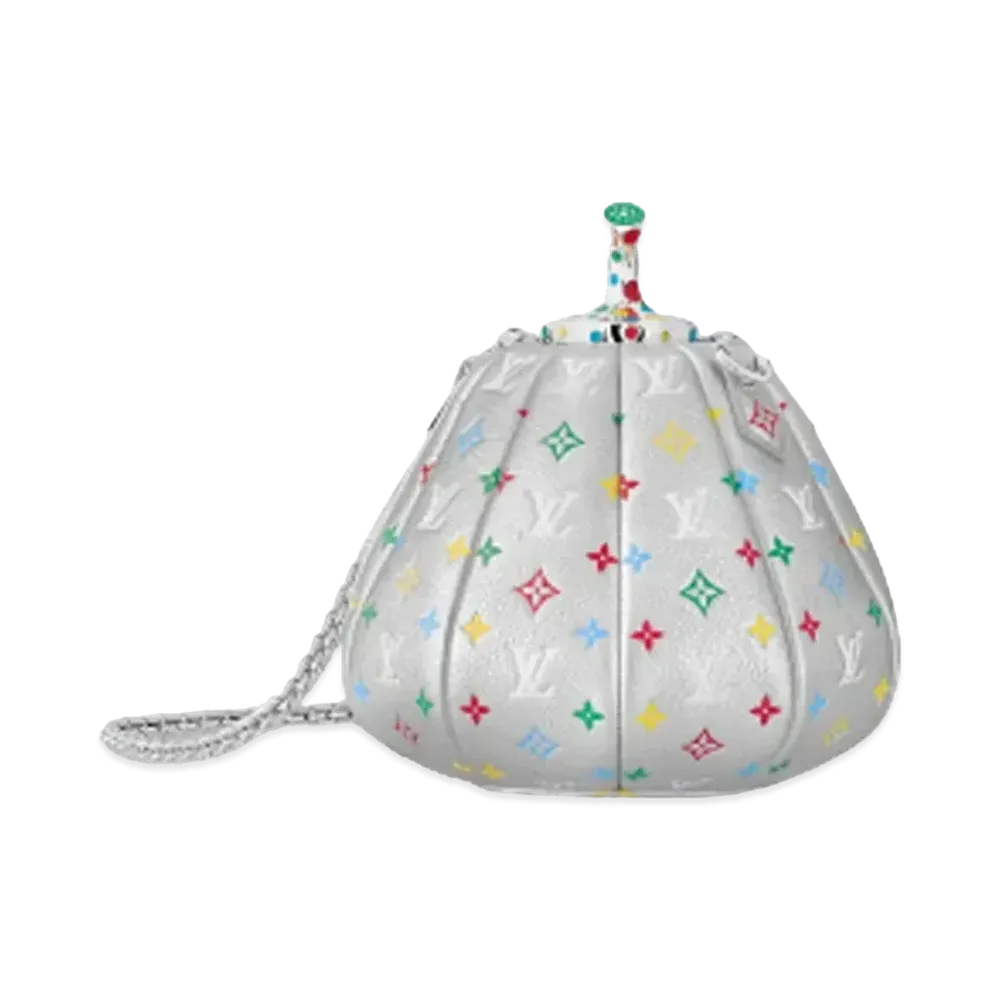 Louis Vuitton x Yayoi Kusama Pumpkin Bag "Silver"