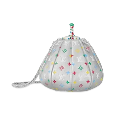 Louis Vuitton x Yayoi Kusama Pumpkin Bag "Silver"