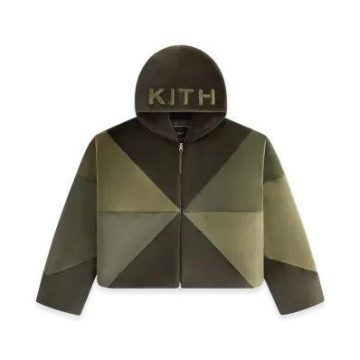 Kith Women Toshi III Faux Fur Pinwheel Bomber Jacket "Monarch"