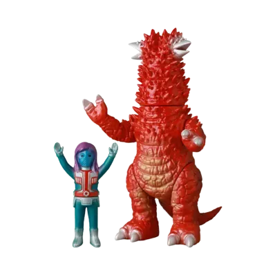 MEDICOM TOY "MAT(MONSTER ART TOY)" -Ultraseven- Pandong + Mini Goth Alien